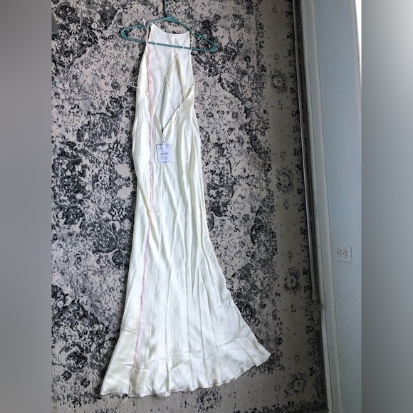 Zara 100% SILK HALTER DRESS - Picture 10 of 17